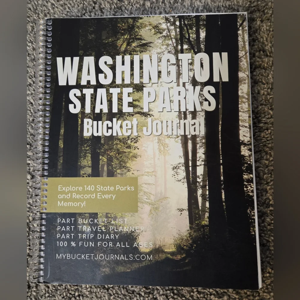 Washington State Parks Bucket Journal, Explore 140 Parks Record Memories